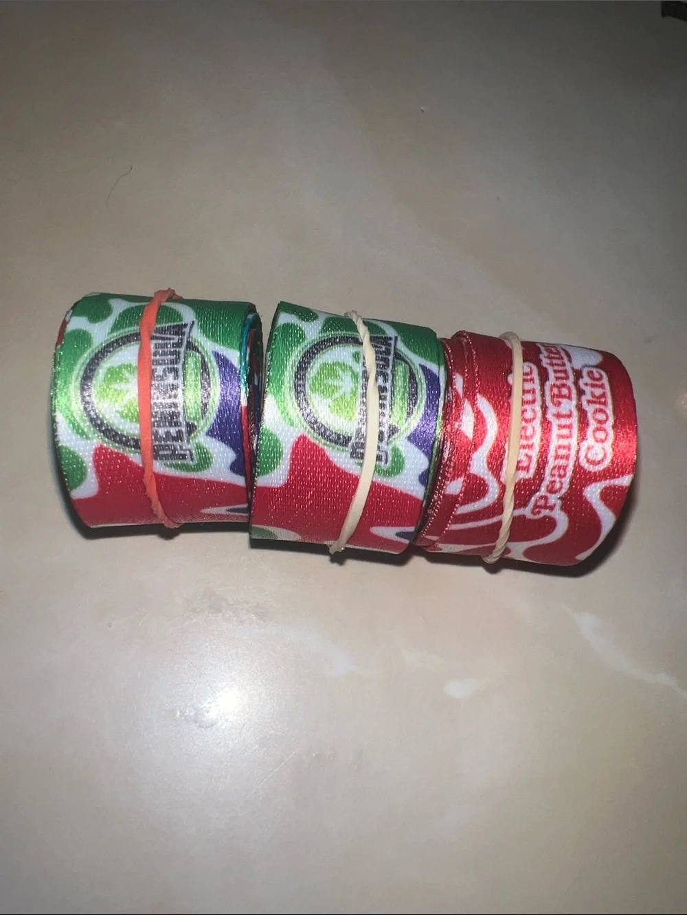 6ft+ Peninsula Gardens neoprene lanyard ribbon rolls